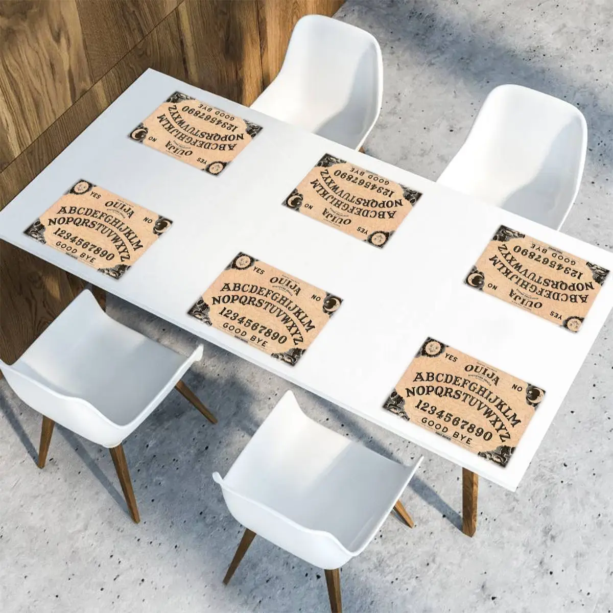 6 шт. коврики для стола Ouija доска с принтом алкогольных напитков столов