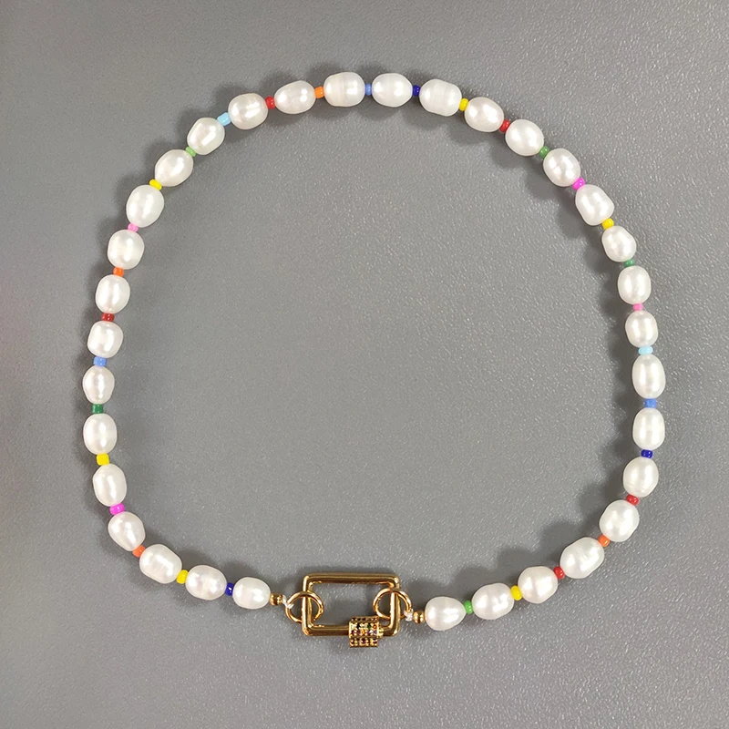 Ожерелье с подвеской в богемном стиле ювелирное изделие из бисера натуральным