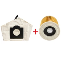 hepa filter washable dust bags for karcher wd3 mv3 wd3200 se4001 a2299 a2204 a2656 vacuum cleaner parts accessories