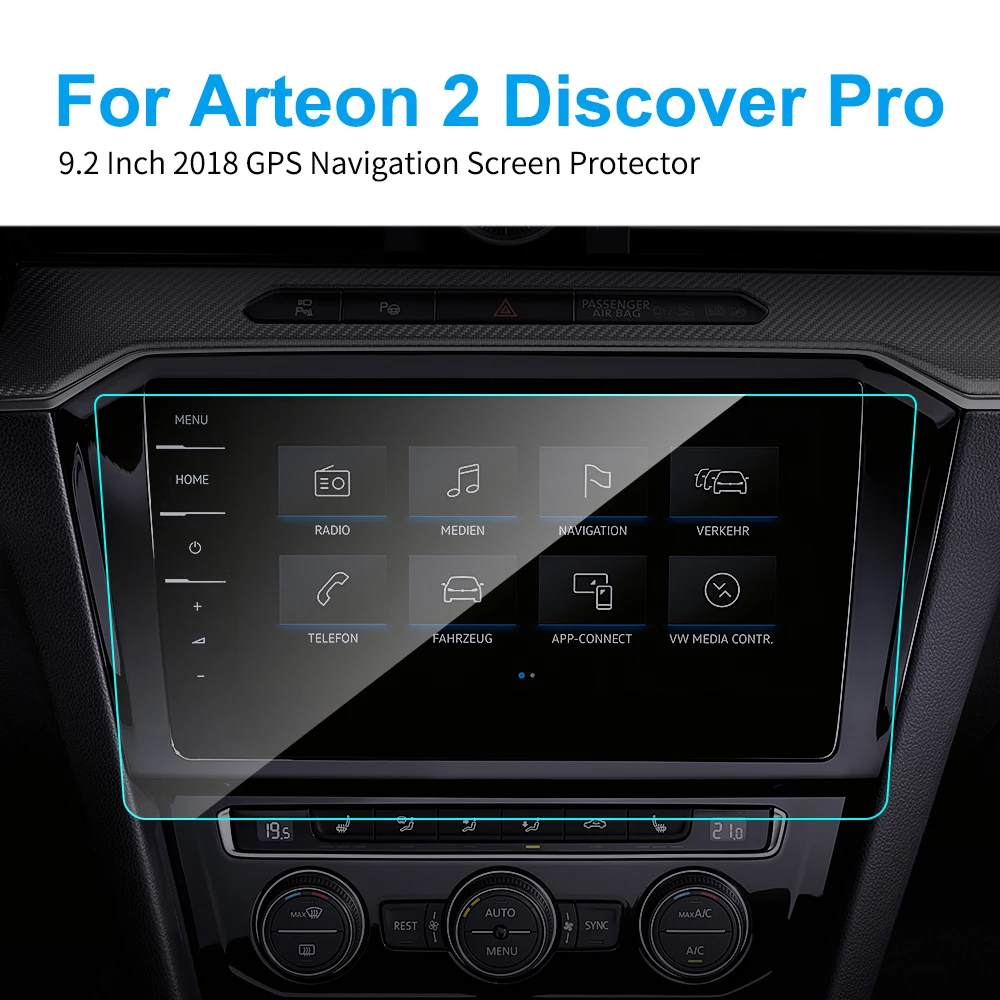 9 2 дюймовый автомобильный протектор экрана для Volkswagen VW Arteon Discover Pro 2018 GPS Навигация