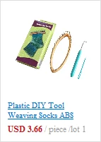 Пластиковые DIY инструмент ткацкие носки ABS станок для пряжи шнур вязальщик Вязание Шерсть ткацкий станок круговой трикотаж
