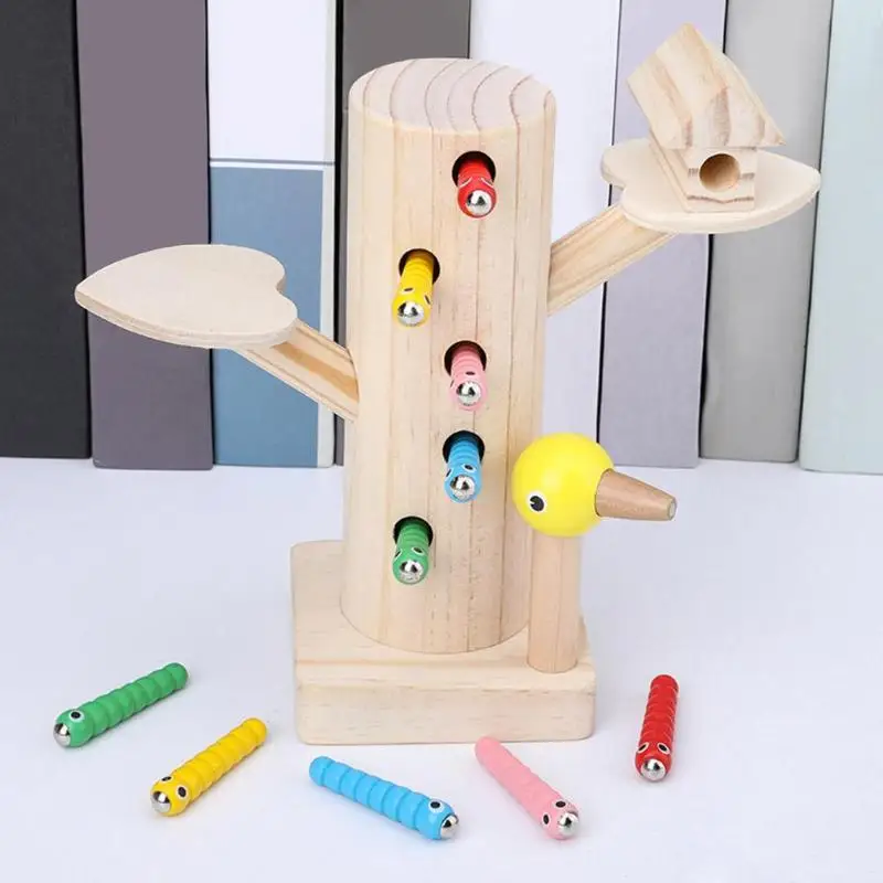 Game Color Cognition Catch Worms Games Interactive Toys Sensory Exercise Durable Playful Funny Interesting | Игрушки и хобби