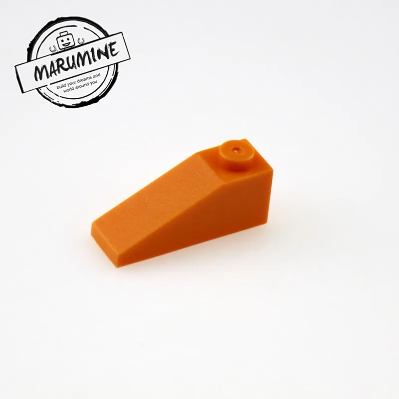 Оранжевый MARUMINE кирпичи игрушки наклона 3x1 перевернутый Кирпич 150 шт./лот мс классические строительные игрушки развивающие "сделай сам", конструкторы, комплект для детей - Цвет: Оранжевый
