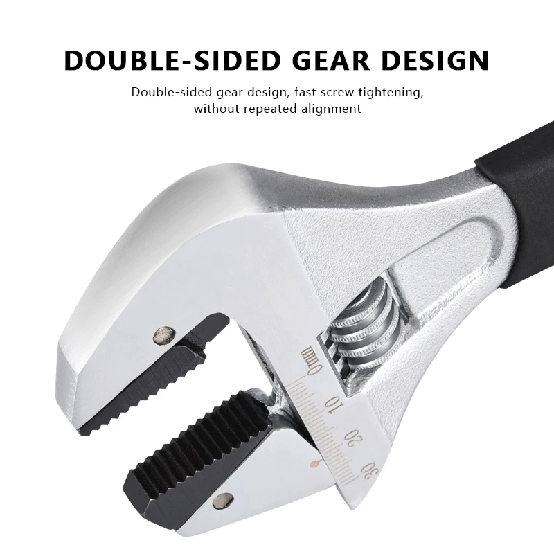 

8/10in Ratchet Tubing Wrench Flexible Spanner Universal Car Hand Repair Tool Open End Combination Wrench Gears Ring Wrench Set