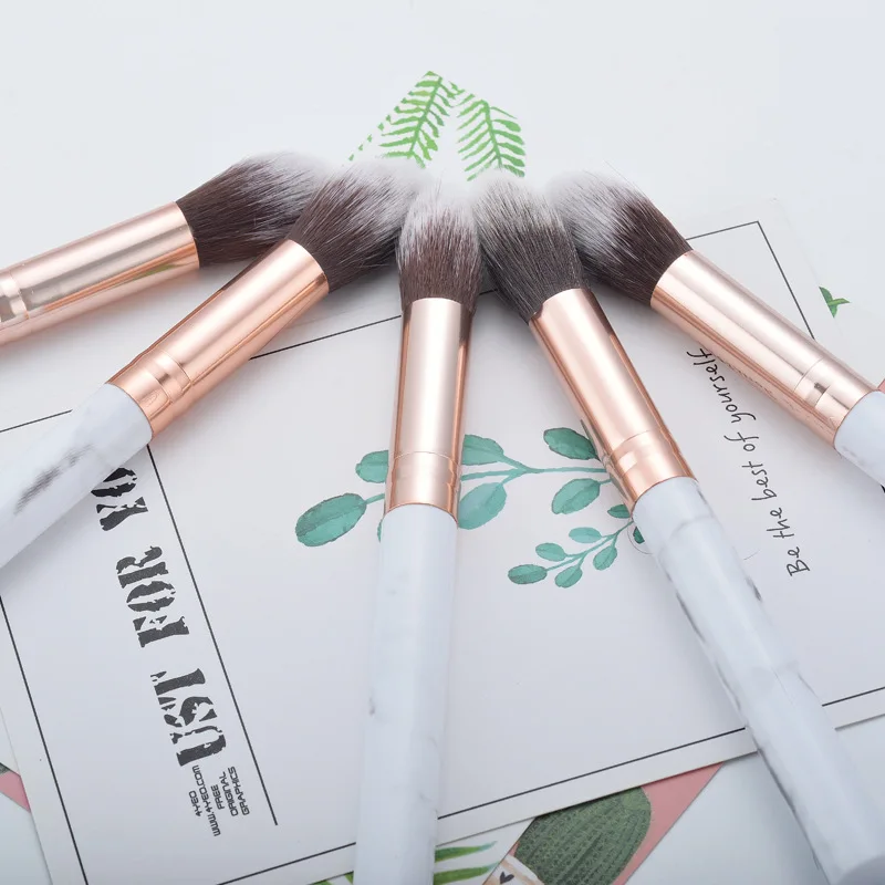 

1pcs Marble synthetic hair Makeup Brushes Cosmetic Powder Eye Shadow Foundation Blush Blending Beauty Make Up Brush