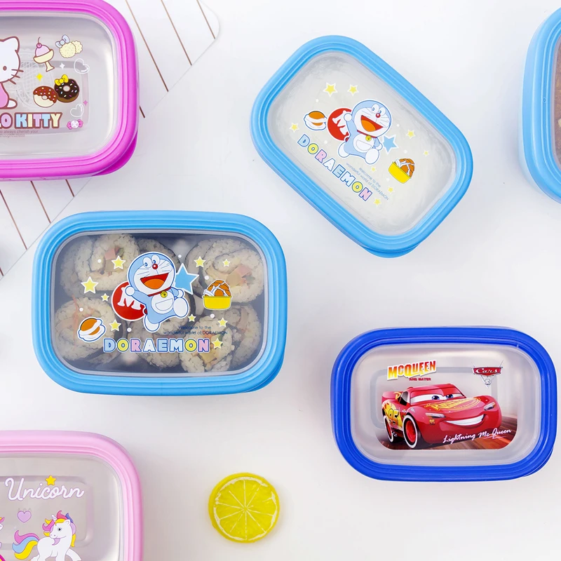 Мультфильм KT Doraemon SUS304 Bento Box контейнер для еды и обедов 470 мл 900 мл 1400 мл