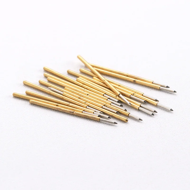 Sonda de Teste de Ponta Externa 100 Pcb Pacote Diâmetro Exterior 0.68 mm Comprimento 16.35 mm Pino de Teste de Mola Pcb Peças e acessórios p/ instrumentos