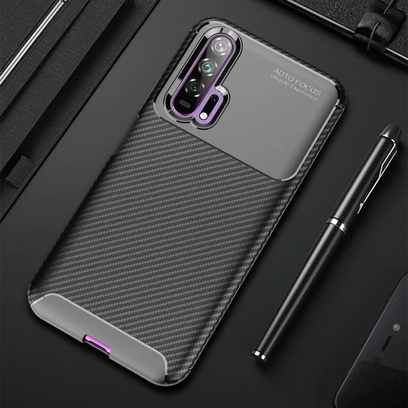 Карбоновые чехлы для телефонов Huawei P10 P20 P30 Pro Case Mate 10 20 Lite Nova 2i 3 3i 3E 4 4E 5 5i Y5 Y6 2019 2018