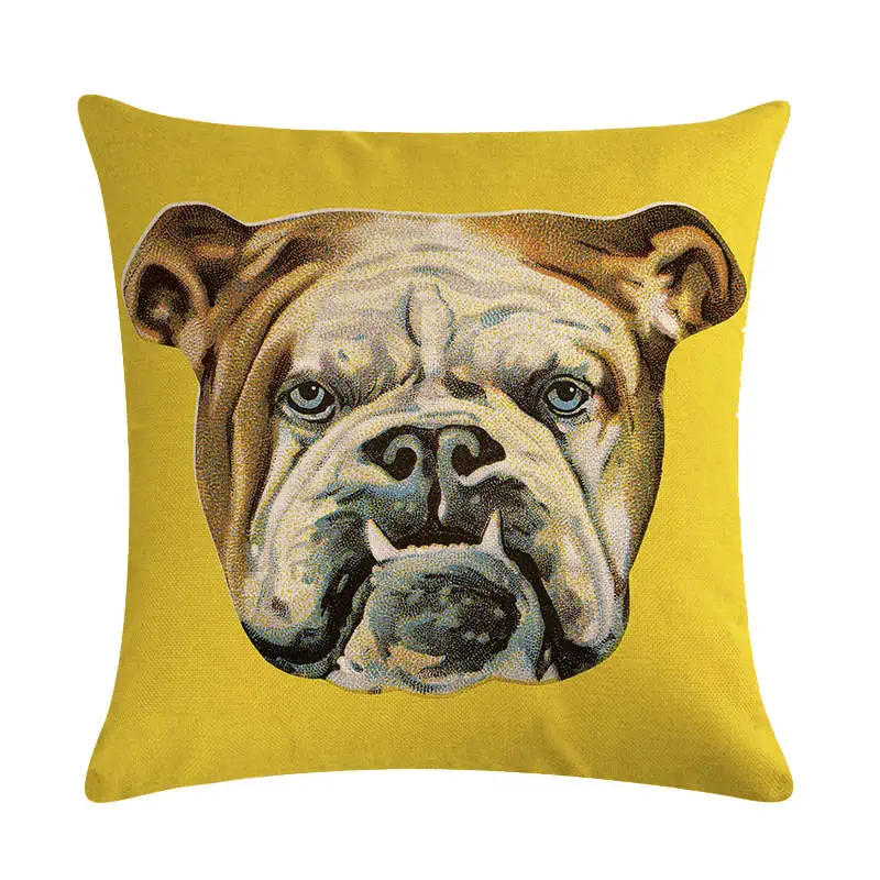 45x45 см наволочки для подушек с рисунком Бультерьера Бостон-терьер собак