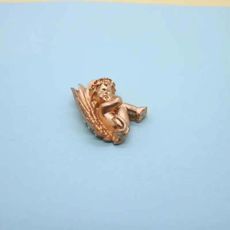 Магнит на холодильник с изображением золотого Ангела миниатюрная Подарочная