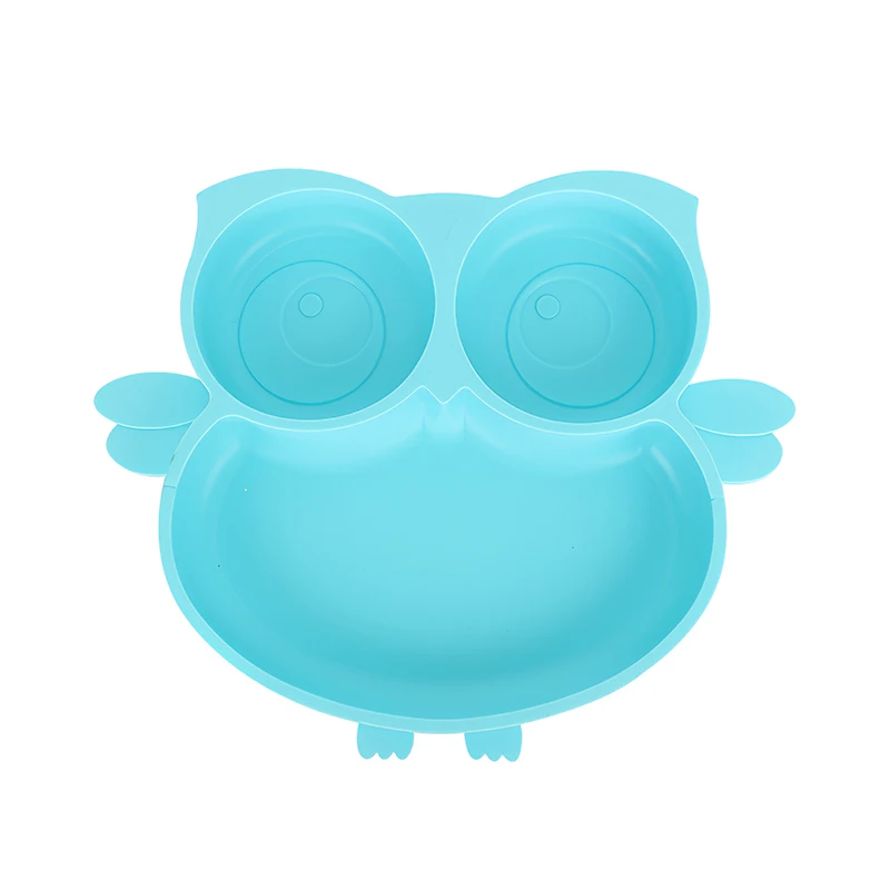 

Silicone Dining Plate Baby Safe Solid Cute Cartoon Children Dishes Toddle Training Tableware Kids Feeding Bowls