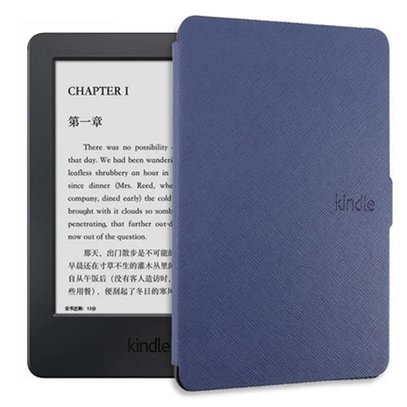 Navy Магнитный смарт-чехол для Amazon Kindle 8th Gen модель 6' чехол для планшета чехол для электронной книги для Kindle 8th с автоматическим пробуждением/спящим режимом - Цвет: Navy
