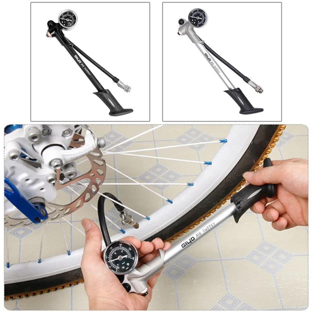

GIYO GS-02D Bicycle Front Fork Pump High Pressure Aluminum Alloy Shock Absorber Air Pump Tire Inflation