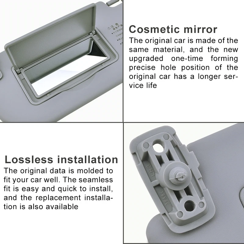 SPEEDWOW автомобильный Внутренний солнцезащитный козырек щит левый и правый с