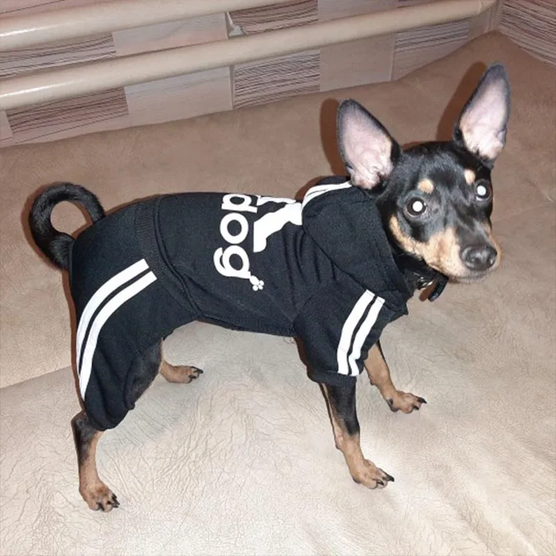 Одежда с принтом в виде собак Зимний комбинезон для животных собаки одежда малых