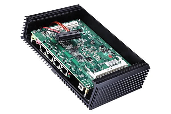 Qotom Core i3 i5 i7 Мини ПК AES-NI 4x гигабит Intel LAN Windows Linux pfsense распутывать OPNsense беспроводной безвентиляторный ПК