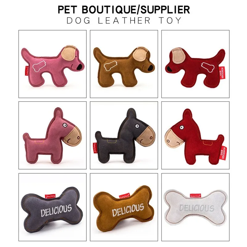 Игрушка для собак чистый кожаный звук маленькая собака игрушка укуса