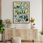 Японские художественные плакаты в виде лягушки, винтажные рисунки с HD-изображением, уродливые Симпатичные жабы, ваби Саби, настенные художественные картины, домашний декор для гостиной