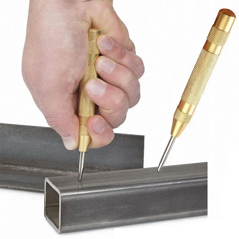 Automatic Centre Punch 5'' Center Pin Strike Spring Loaded Marking Starting Holes Tool Steel | Инструменты