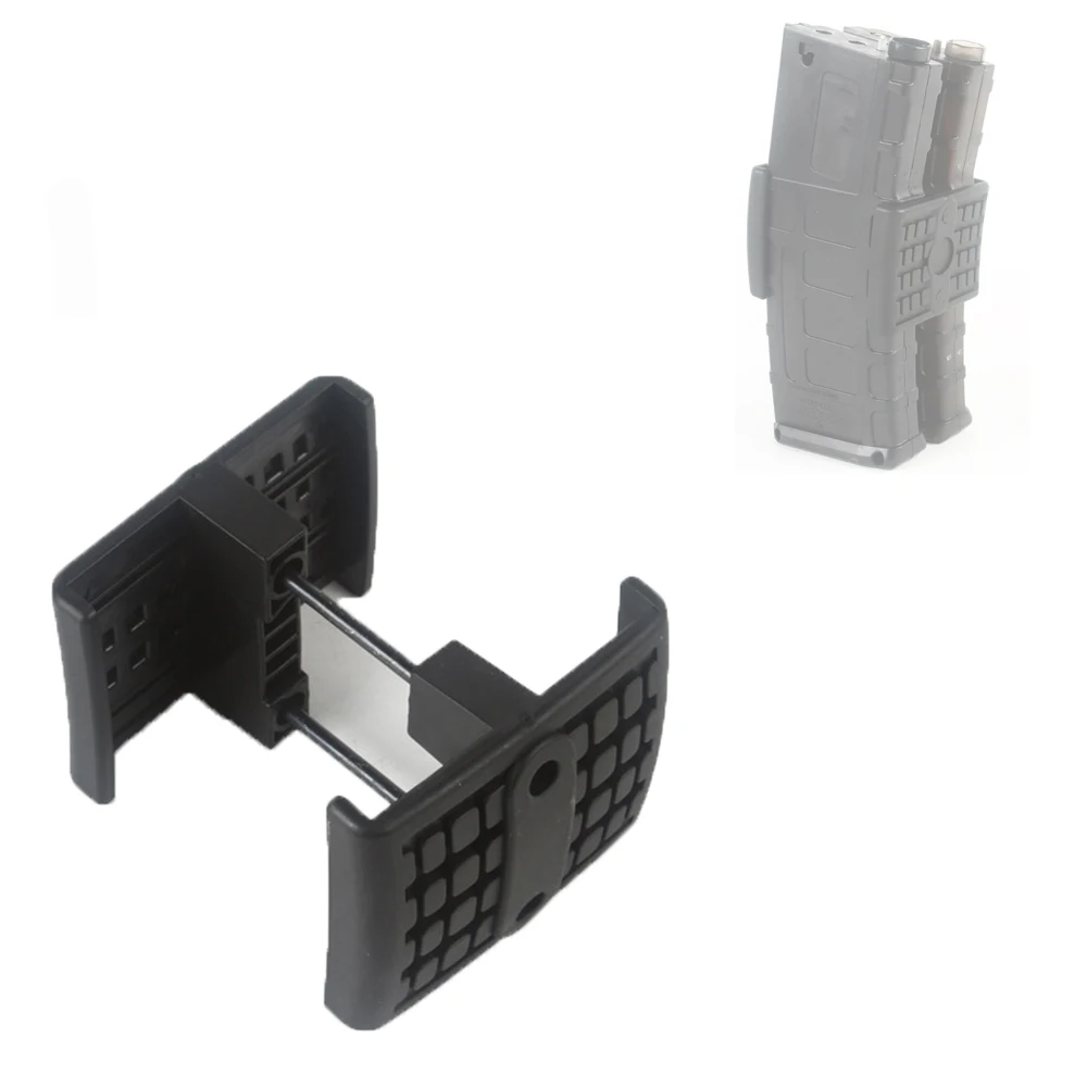 

Tactical Rifle Dual Double Magazine Parallel Connector Clip for MP5 Airsoft Parallel Clamp Connector Coupler Link Speed Load