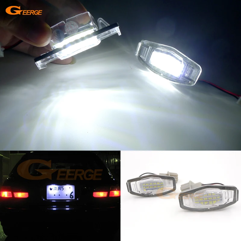 

For Honda Pilot 2003-2008 Excellent Ultra bright Smd Led License plate lamp light lamp No OBC error car Accessories