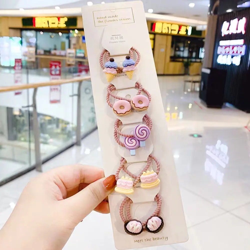 1 комплект в Корейском стиле 2020 Ручной Работы Веревки девочки резинкой милые