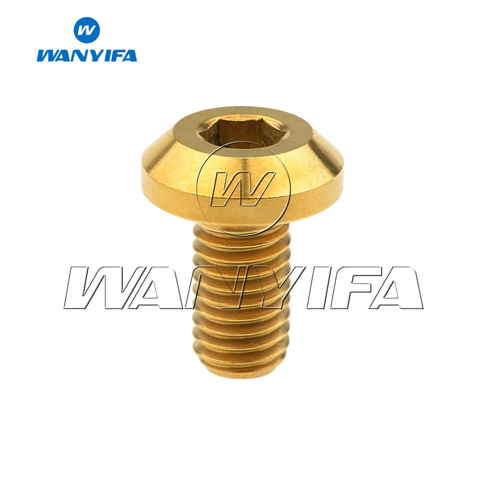 Титановый &quotWanyifa&quot Ti Болт M8 x 15 20 25 30 35 40 мм шестигранный ключ головкой для уход за