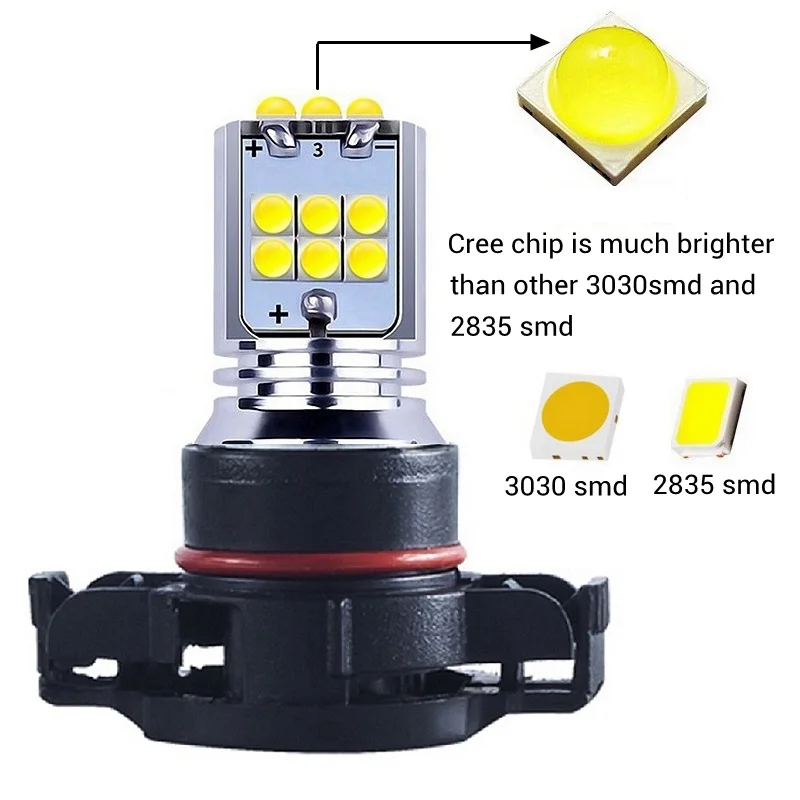 PMFC светодиодный лампы автомобиля анти туман светильник Авто противотуманной