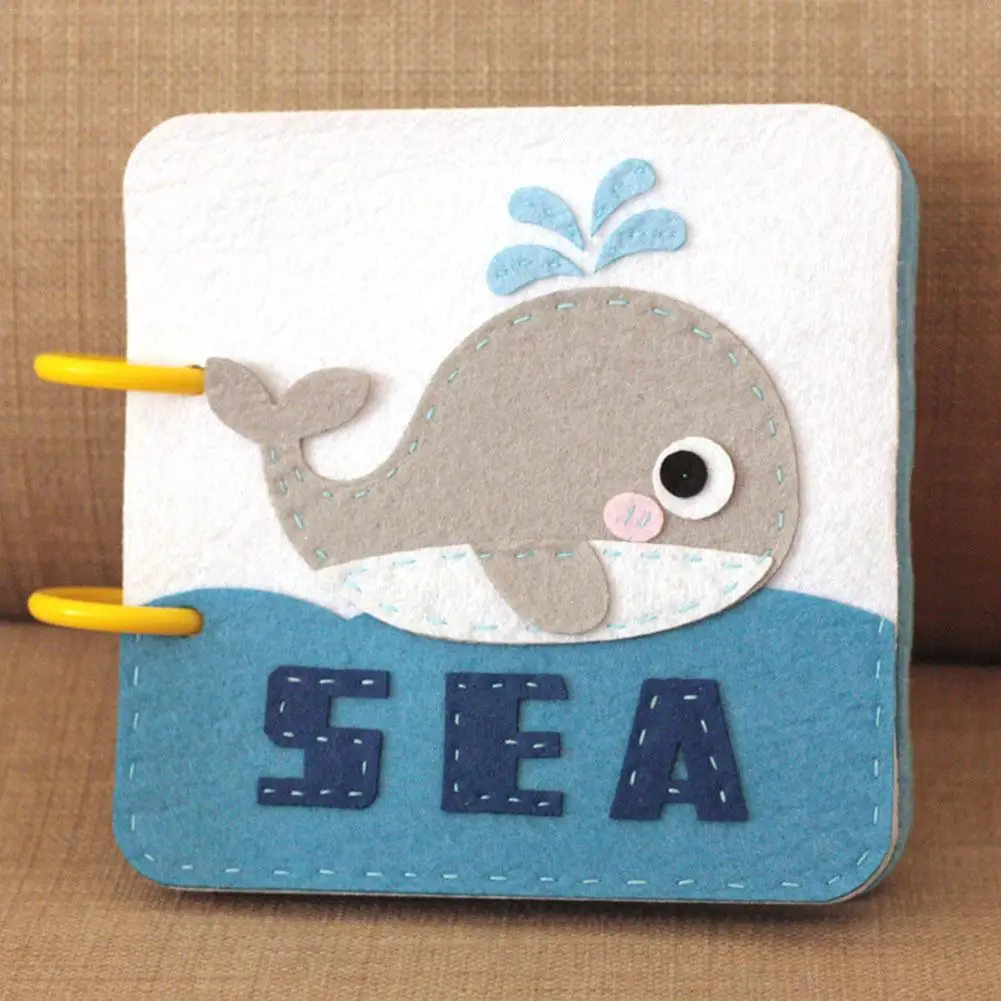 Детская тканевая книга мягкая 3d для новорожденных раннего развития тихая