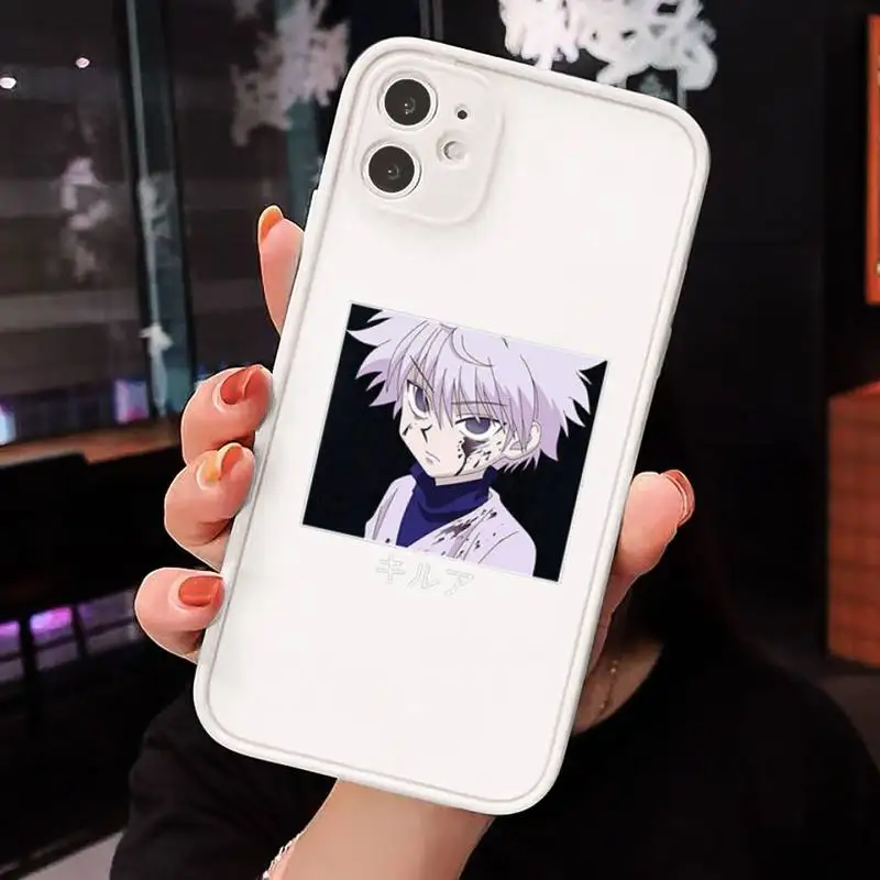 

hunter x hunter Phone Case Clear matte transparent For white iPhone 7 8 x xs xr 11 12 pro plus max mini Funda