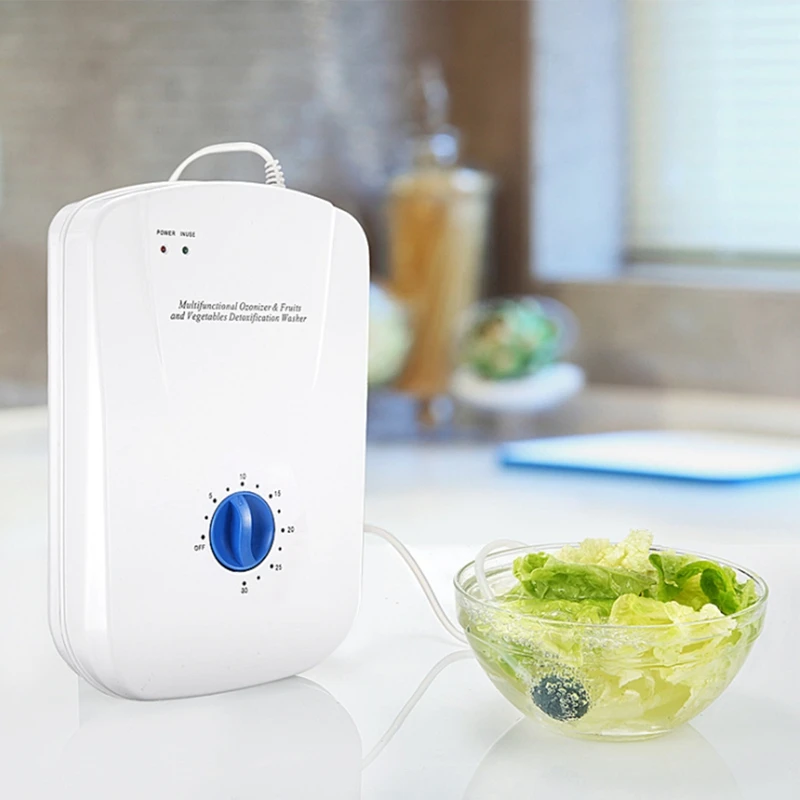 

Portable Ozone Generator Cleaning for Water Food Vegetable and Fruit Air Purifier Ozonator with EU Plug