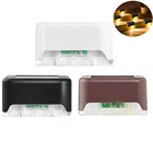 Уличный светодиодный светильник на солнечной батарее, водонепроницаемый осветительный прибор для внутреннего дворика, дорожек, лестниц, сада, двора, балкона, забора, декоративное освещение для ландшафта