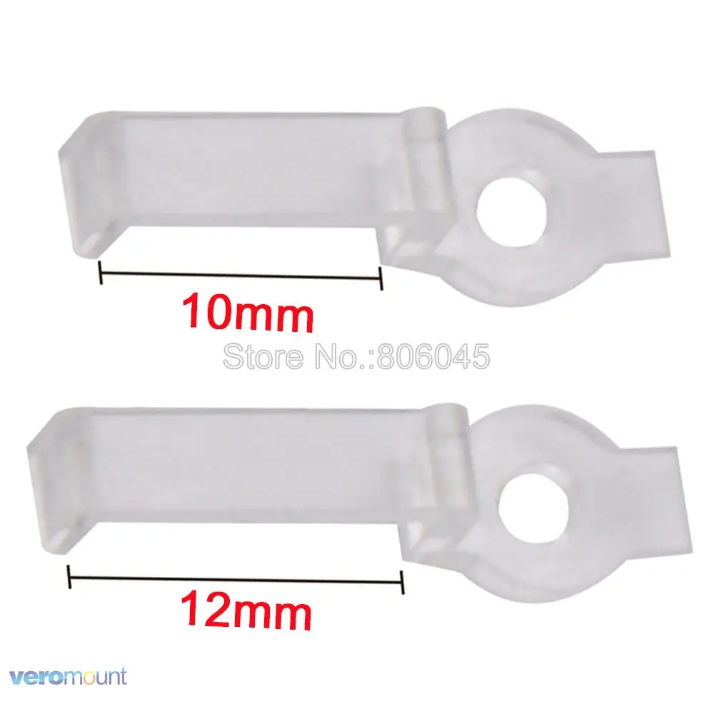 Крепление для светодиодной силиконовой ленты зажим крепления разъем 8 мм 12