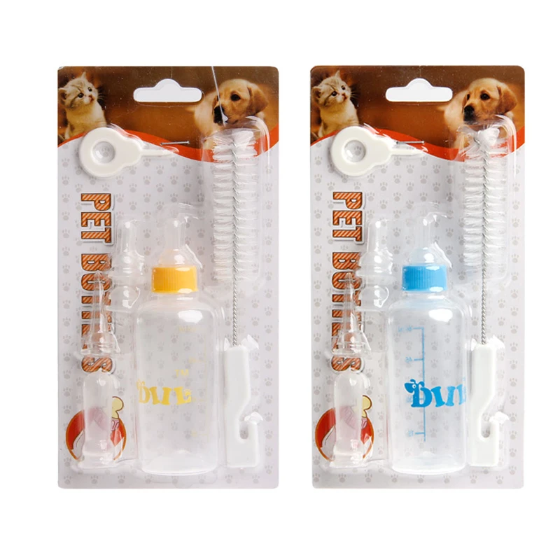 

T84E Feeding Nursing Bottle Nipple Brush Kit For Pet Dog Puppy Cat Kitten New