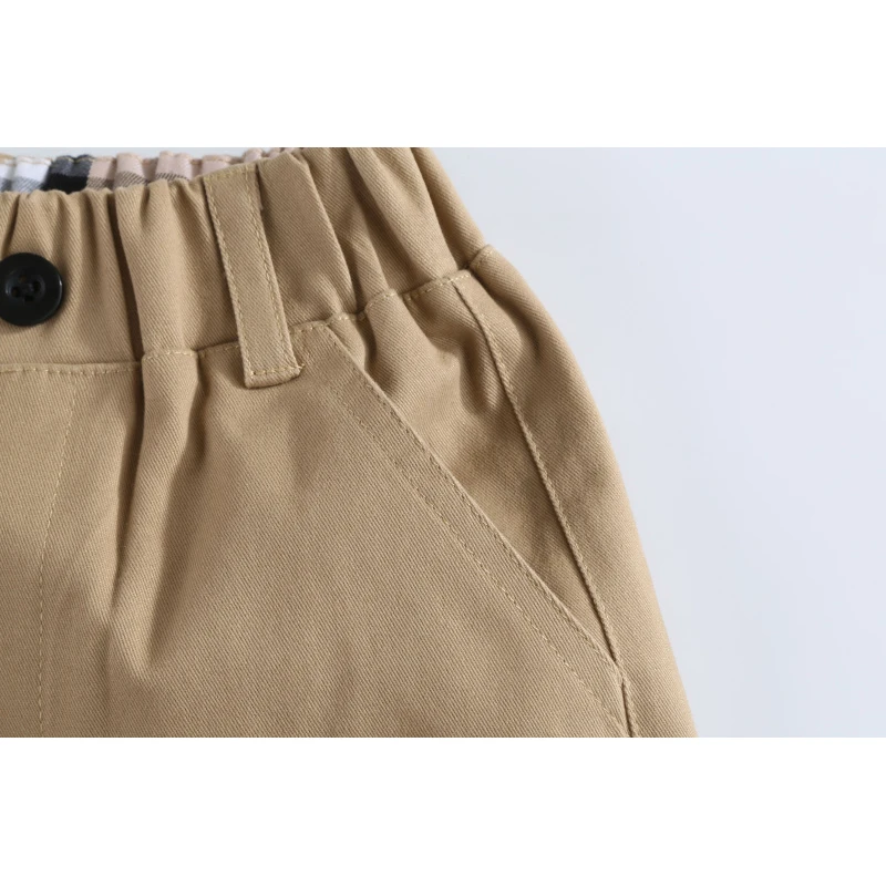 Boy girl pants kids spring autumn clothes solid children casual pants for baby boys girls cotton trousers toddlers