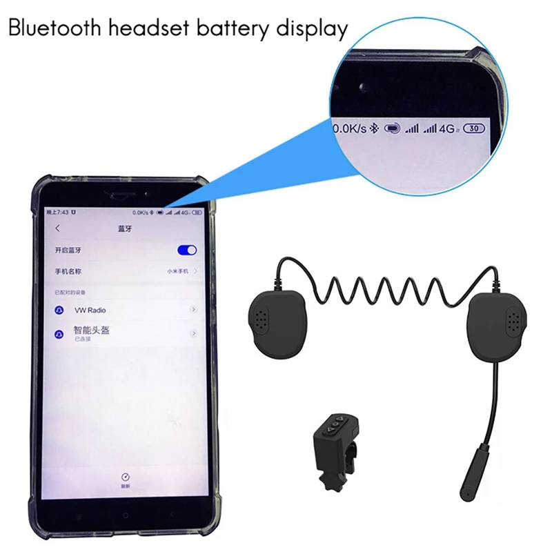

Новая беспроводная Bluetooth 5,0 гарнитура для мотоциклетного шлема стерео динамик наушники для мотоциклетного шлема наушники