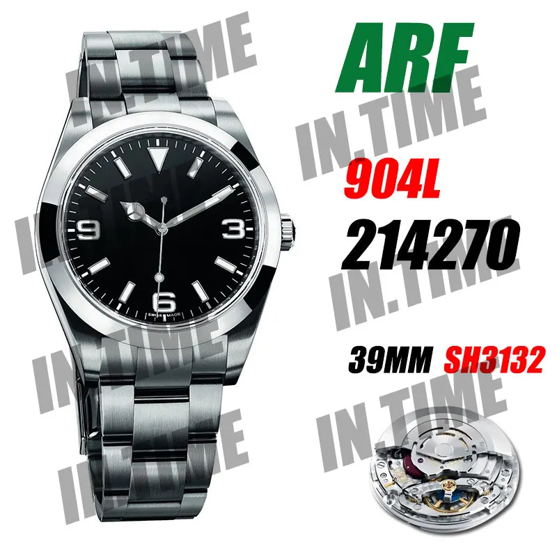 

Men's mechanical watch EXPLORER I 214270 39 mm ARF 904L case 3132 movement noob 2836 movement automatic mechanical AAA watch01
