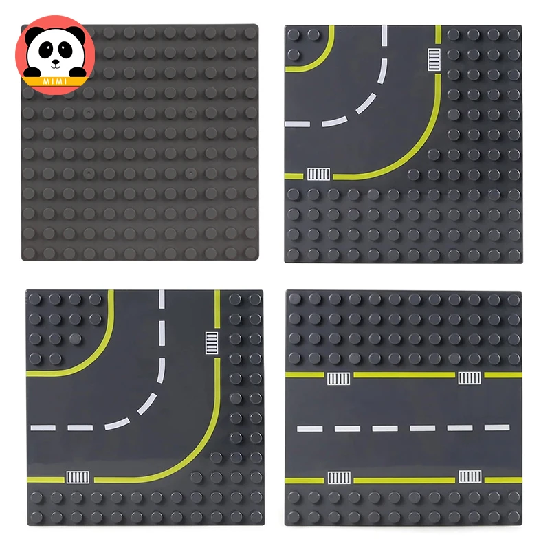 

Big Size Building Blocks Base Plate Urban Gighway Floor Compatible Toy Brick Classic Diy Toys For Children Baby Kids Gifts