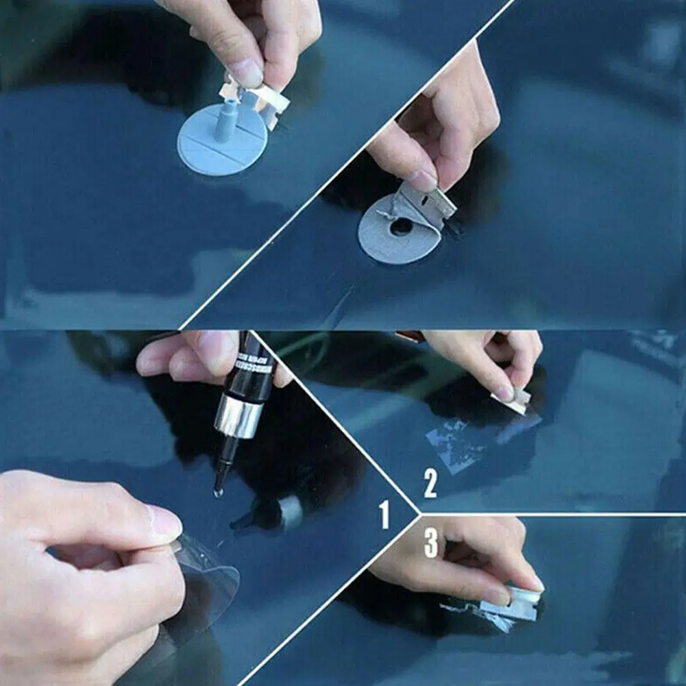 

Car Glass Repair Tools Automobile Windscreen Windshield Repair Sets For Scratch Chip Crack Bullseye DIY Car-styling Accessories