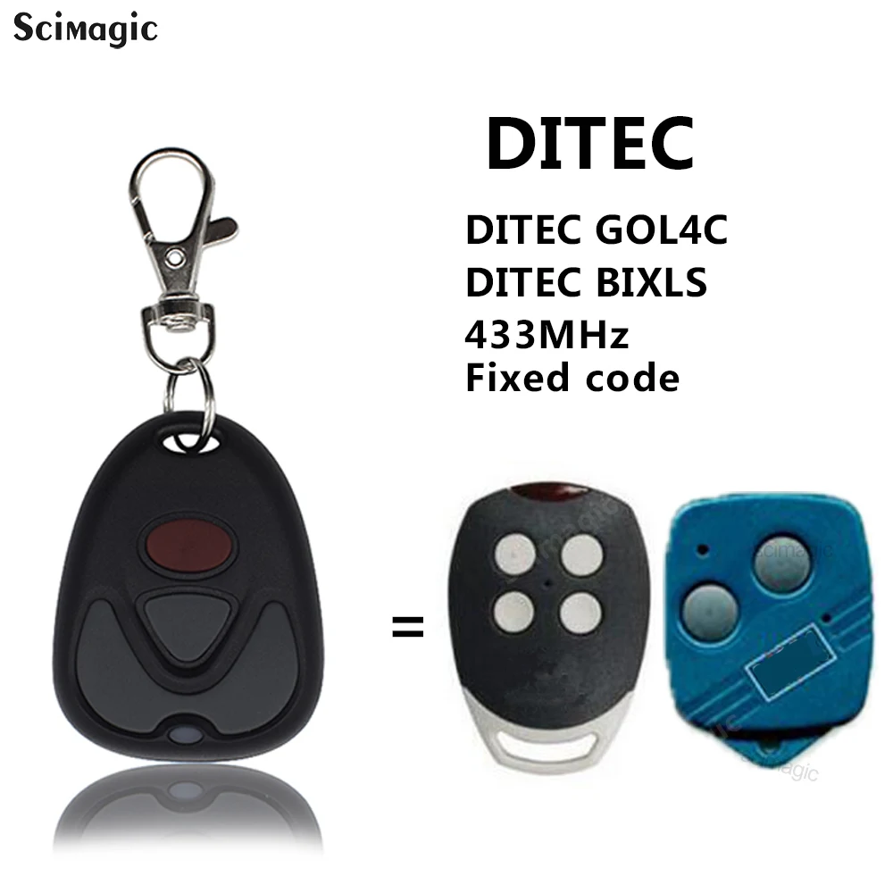 

Специальное предложение! Пульт дистанционного управления DITEC GOL4C DITEC BIXLS, клон 433 МГц