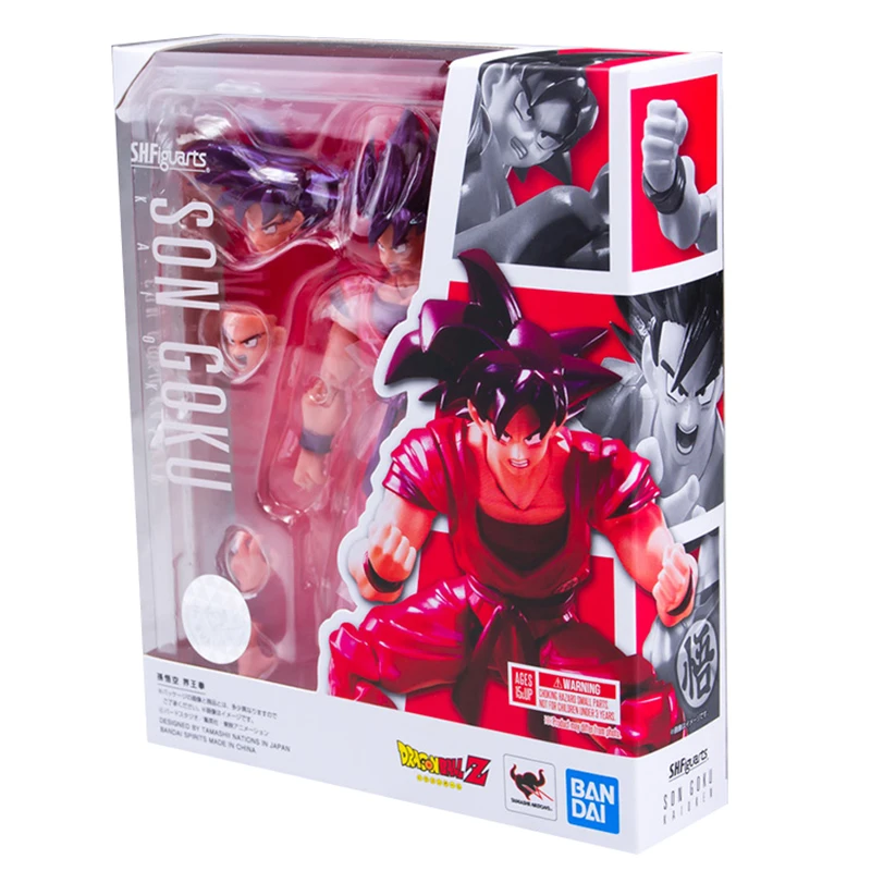 

15CM BANDAI Dragon Ball Z Anime Figure Son Goku Kaiouken Charge Up For Fight PVC Action Figure Collection Model Toy For Kids
