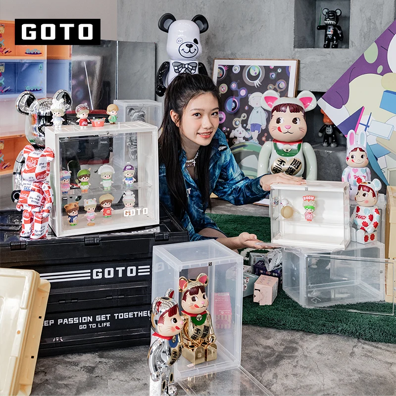 GOTO прозрачная Пыленепроницаемая игрушка Коллекционная Витрина Чехол Коробка