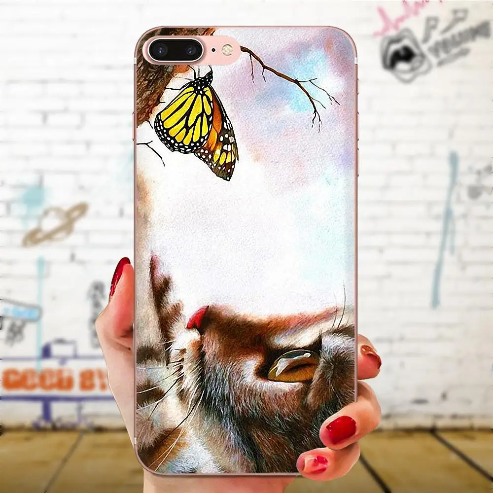 Бабочка Стенд на нос кота ТПУ Новый стиль для Huawei NOVA 2 V20 Y3II Y5 Y5II Y6 Y6II Y7 Y9 G8 G9 GR3 GR5 GX8