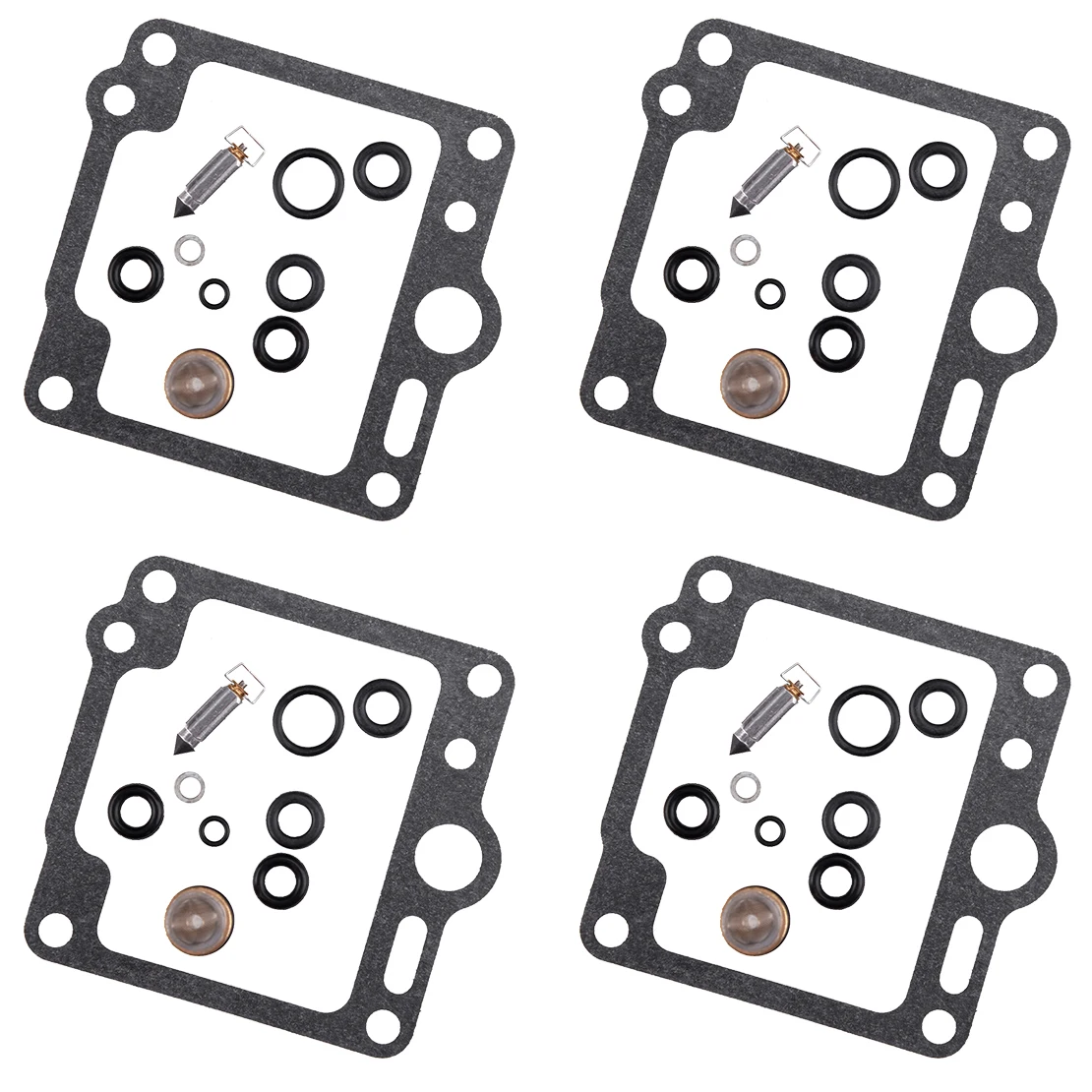 

4 Sets Motorcycle Carburetor Repair Rebuild Kit Fit for Yamaha FJ1100LC FJ1100NC FJ1200SC FJ1200TC 1986 1987
