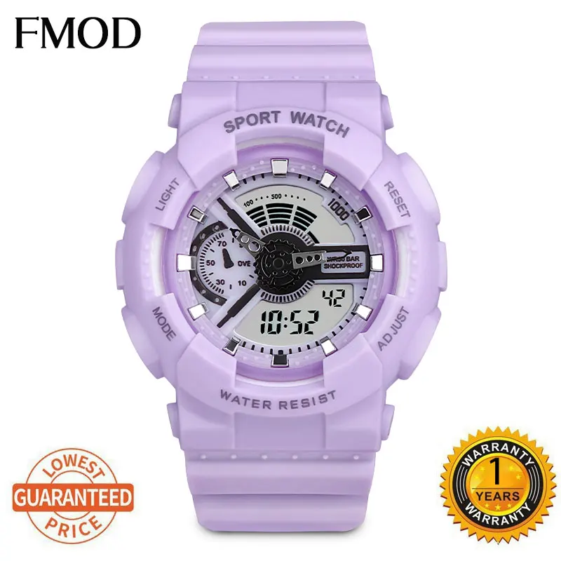 

FMOD style lover Men's Ms Watch Top Brand Luxury Waterproof Sport Wristwatch Fashion Quartz Clock Couple Watch relogio masculino