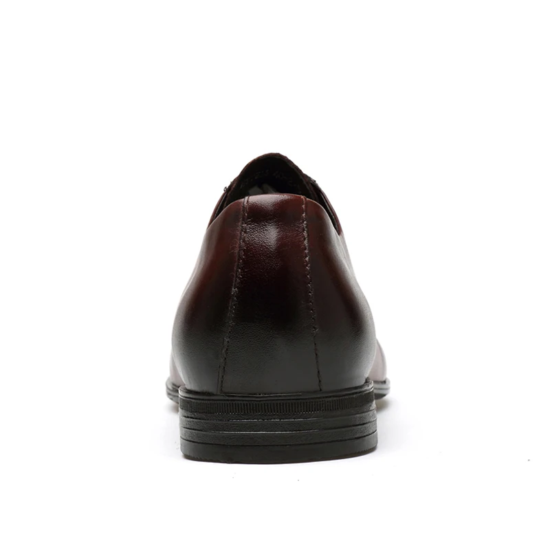 Quality Natural Leather Men Shoes Flats Lace Up Retro Dress Shoes Business Wedding Formal Oxfords Shoes Men Zapatos Hombre