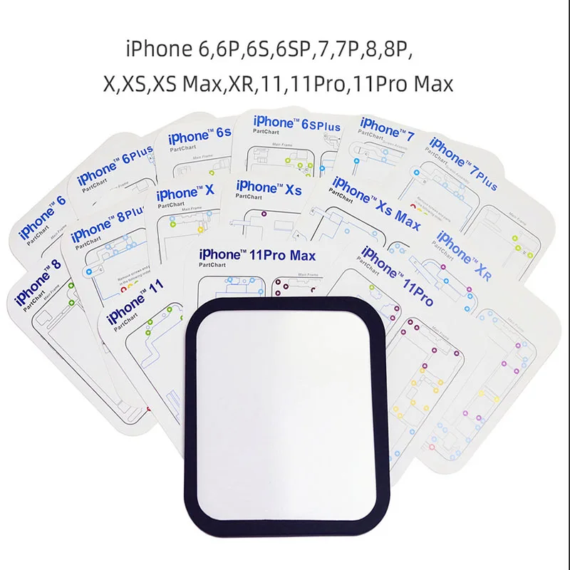 15 в 1 направляющий Магнитный винтовой держатель для карты памяти коврик ремонта