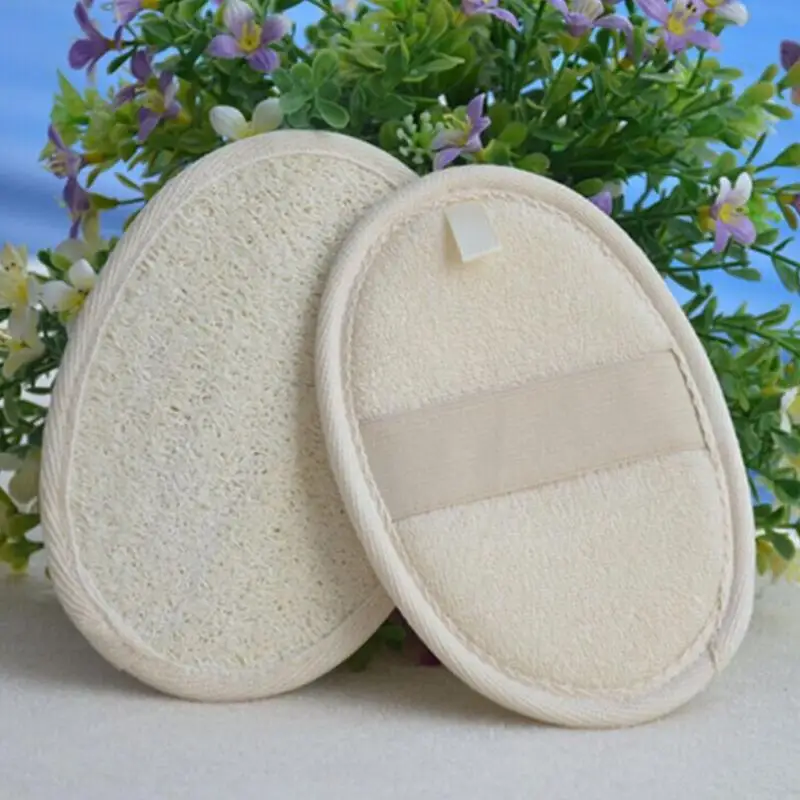 

11*16cm natural loofah pad loofah scrubber remove the dead skin loofah pad sponge for home or hotal LX7704