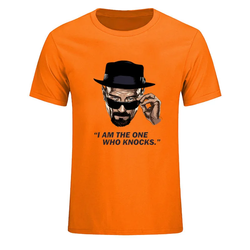 Heisenberg I am the one who knocks футболка для мужчин и женщин Повседневная Breaking Bad Walter белая
