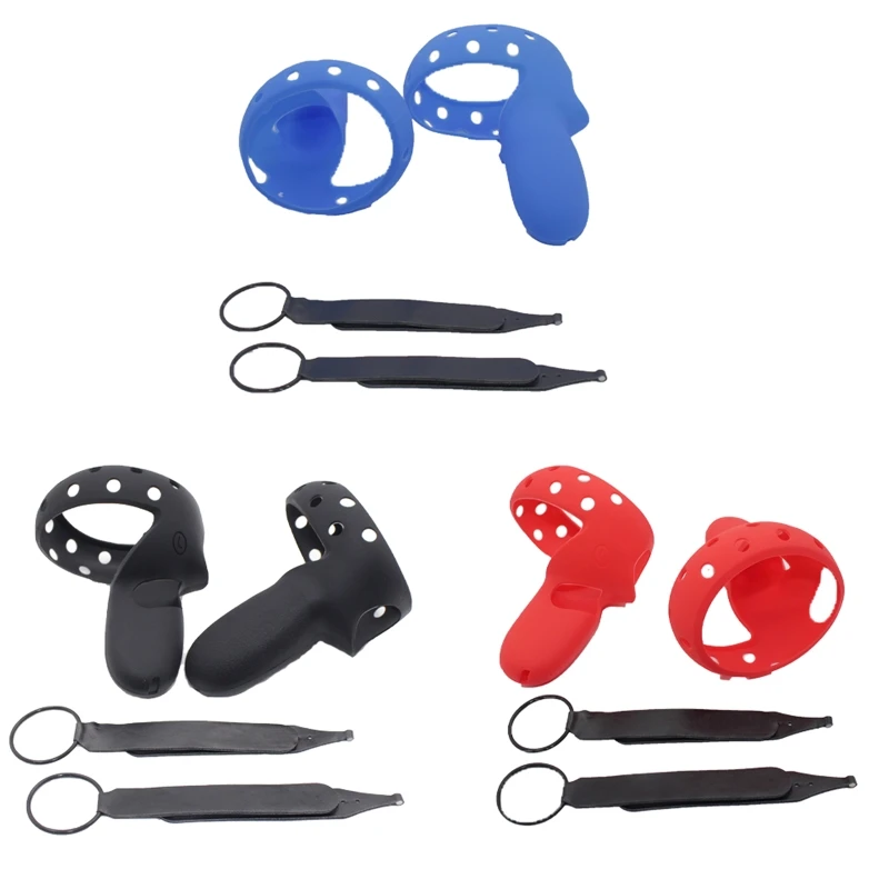 

Полностью Защитный силиконовый чехол с ручкой и ремешком для контроллера oculus-Quest 2